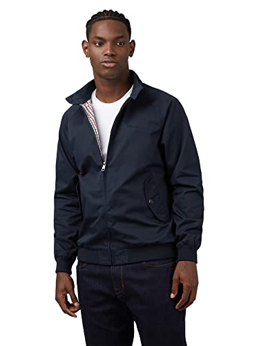 Ben Sherman Herren Signature Harrington Jacke, Blau (Dark Navy 25), XX-Large von Ben Sherman