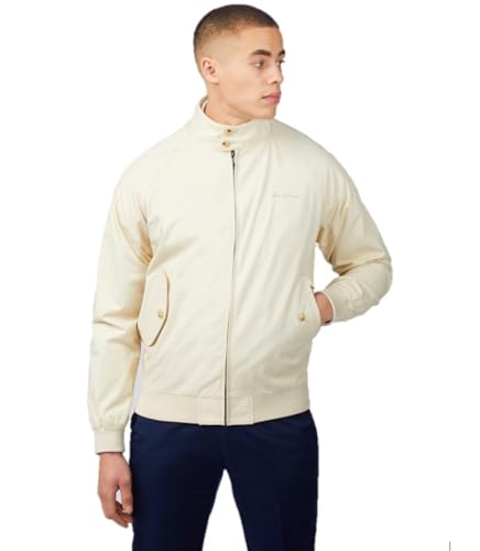 Ben Sherman Herren Signature Harrington Jacke, Creme, Größe 3XL, cremefarben, XXXL Ben Sherman Herren Signature Harrington Jacke, Creme, Größe 3XL, cremefarben, XXXL von Ben Sherman