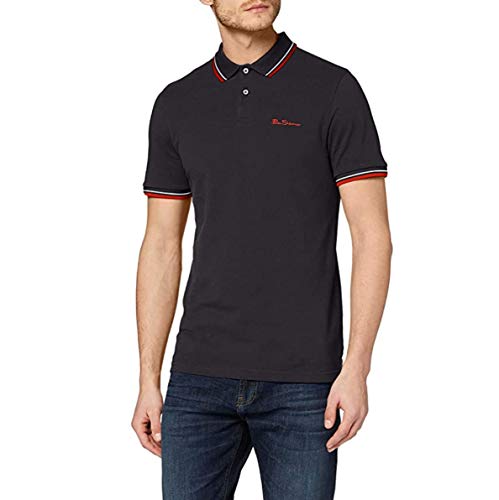 Ben Sherman Herren Signature Polo Poloshirt, Schwarz (Black 290), Large von Ben Sherman