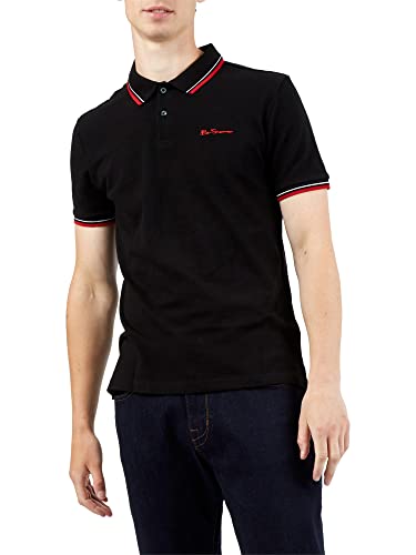 Ben Sherman Herren Signature Polo Poloshirt, Schwarz (Black 290), XXXX-Large von Ben Sherman