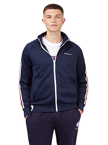 Ben Sherman Herren Sweatjacke navy/weiß L von Ben Sherman