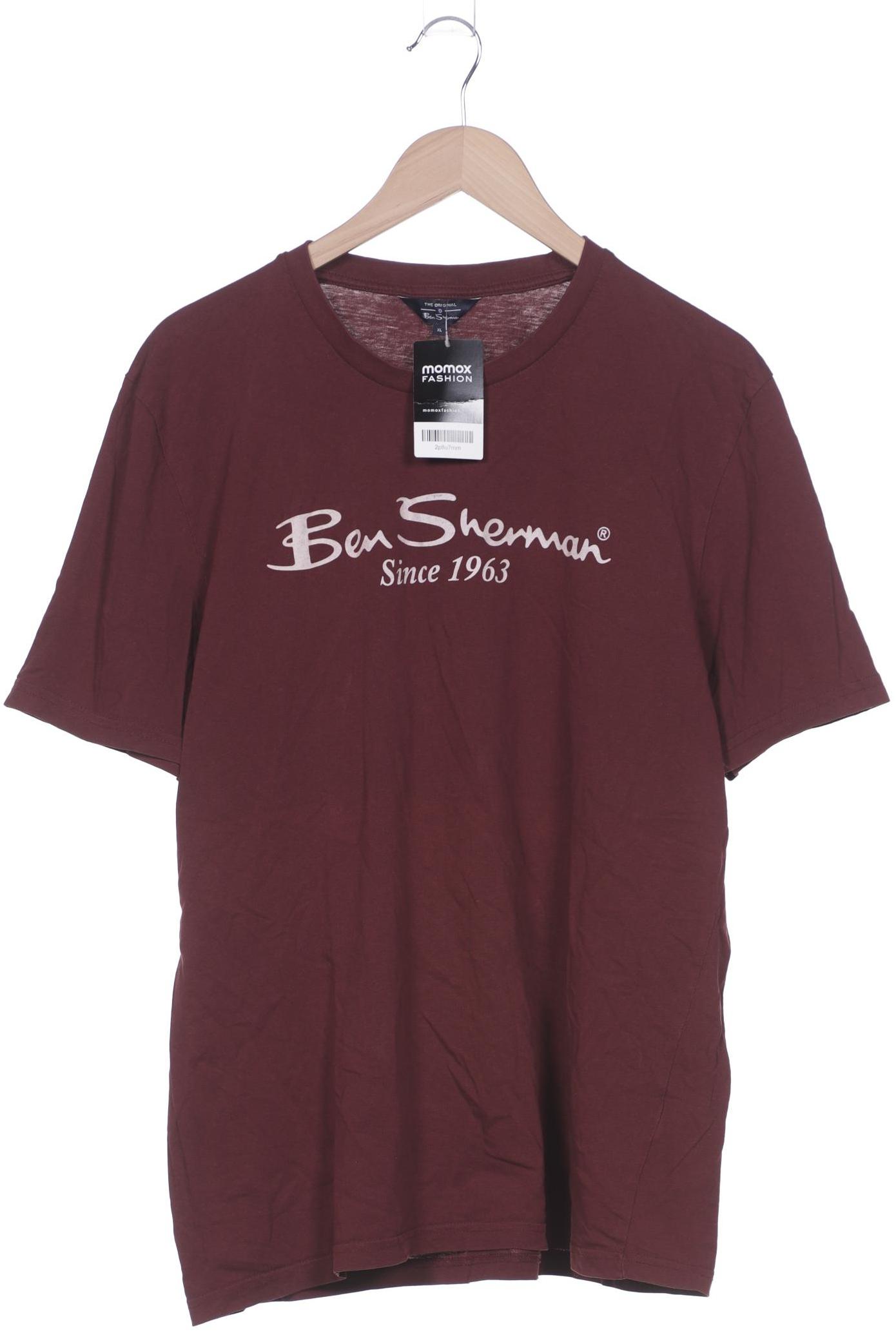 Ben Sherman Herren T-Shirt, bordeaux, Gr. 54 von Ben Sherman