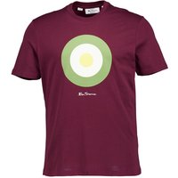 Ben Sherman Herren T-Shirt rot Baumwolle von Ben Sherman