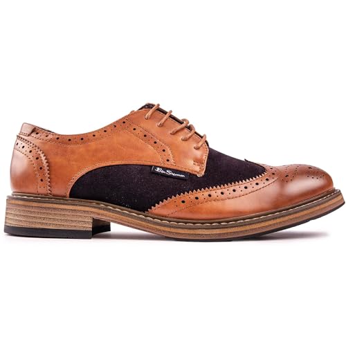 Ben Sherman Herren Triumph Brogue-Schuhe Schuhe Braun 42 EU von Ben Sherman