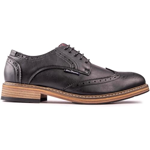 Ben Sherman Herren Triumph Brogue-Schuhe Schuhe Schwarz 42 EU von Ben Sherman