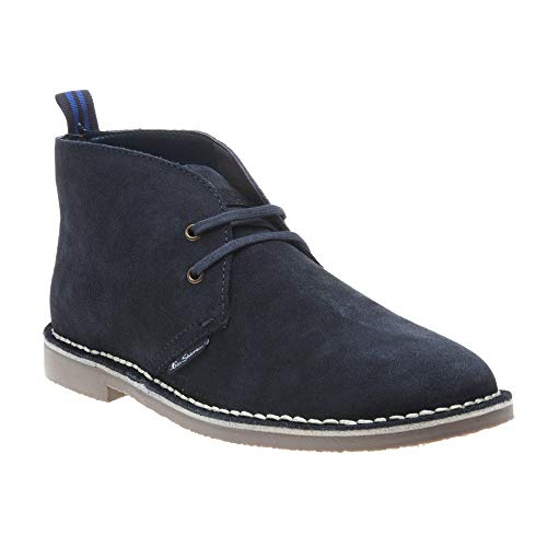 Ben Sherman Hunt BEN3044 S13 Herren-Schnürschuhe, Wildleder, Blau, blau, 43 EU von Ben Sherman