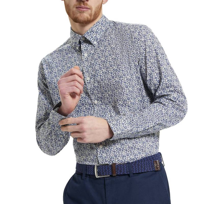 Ben Sherman Langarmhemd Hemd Ben Sherman Mono Floral Print von Ben Sherman