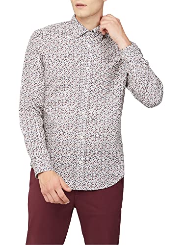 Ben Sherman Mehrfarbiges Hemd mit Blumenmuster. Gr. XXL, gebrochenes weiß von Ben Sherman