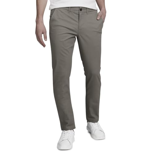 Ben Sherman Men's Khaki Pants - Comfort Stretch Slim Fit Chinos, Size 30X32, Vetiver von Ben Sherman