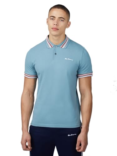 Ben Sherman Poloshirt, petrol, 2XL von Ben Sherman