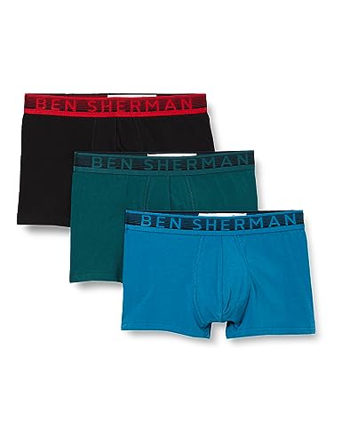 Mens Ben Sherman Super Soft Boxer Shorts with Elasticated Waistband Boxershorts, von Ben Sherman