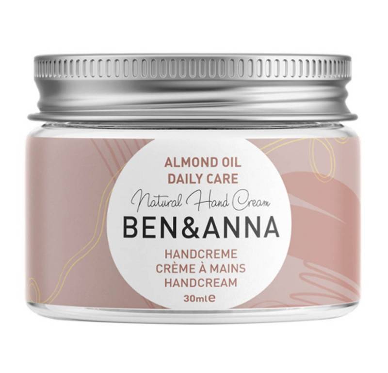 Ben & Anna Handcreme Handcreme im Glas - Almond Oil Daily Care 30ml Ben & Anna Handcreme Handcreme im Glas - Almond Oil Daily Care 30ml von Ben & Anna