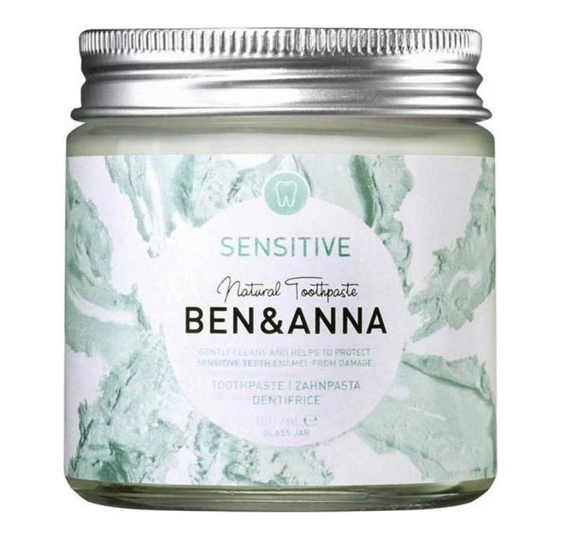 Ben & Anna Zahnpasta Zahnpasta im Glas - Sensitive 100ml 6er Pack von Ben & Anna