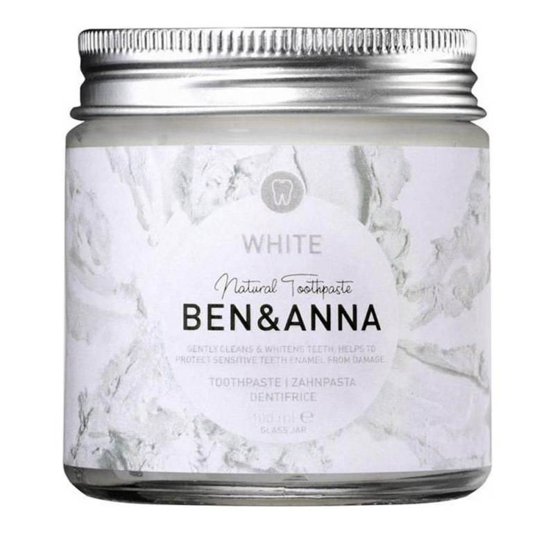 Ben & Anna Zahnpasta Zahnpasta im Glas - White 100ml 6er Pack Ben & Anna Zahnpasta Zahnpasta im Glas - White 100ml 6er Pack von Ben & Anna