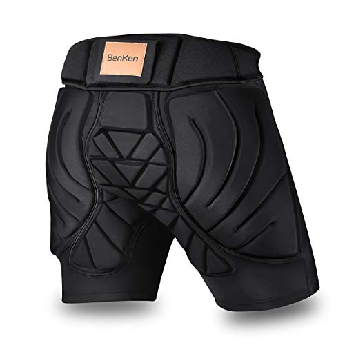 BenKen Ski-Schutzhose, gepolsterte Hose, für Damen und Herren, 3D-Schutz, Hüft-Gesäßschutz, atmungsaktiv, stoßfest, für Snowboarden, Skaten, Padded Short Pants, Größe XXL BenKen Ski-Schutzhose, gepolsterte Hose, für Damen und Herren, 3D-Schutz, Hüft-Gesäßschutz, atmungsaktiv, stoßfest, für Snowboarden, Skaten, Padded Short Pants, Größe XXL von BenKen