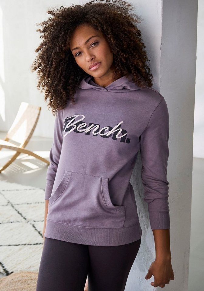 Bench. Loungewear Kapuzensweatshirt mit Kängurutasche, Loungeanzug, Hoodie von Bench. Loungewear