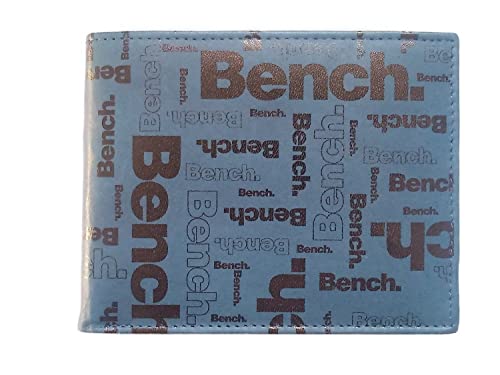 Bench Herren echt Leder Geldbörse Börse Portemonnaie Brieftasche Geldbeutel Quer von Bench