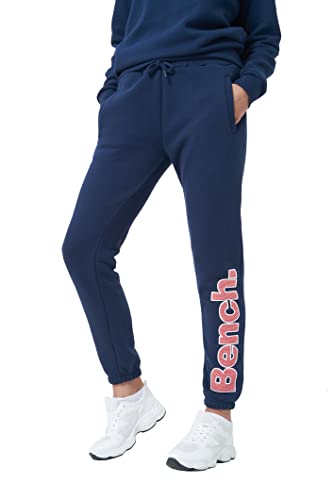 Bench Damen Jogginghose Corey Tunnelzug-Bund Klassische Form angeraute Sweatware (006 Navy, 38) von Bench