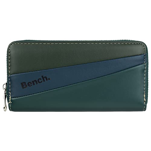 Bench Damen RFID Geldbörse Portmonee Geldbeutel Portemonnaie 90041, Farbe:Grün von Bench