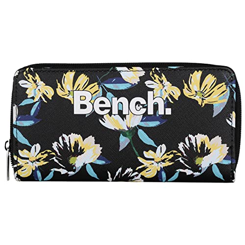 Bench Große XXL Damen Geldbörse Portemonnaie Brieftasche Reißverschluss Clutch von Bench