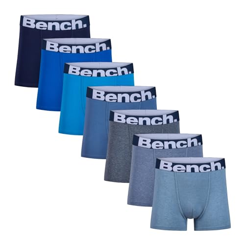 Bench Herren Macros Boxer Short Multipack | Farblich sortiert | Elastischer Logobund | 7er Pack | Premium Baumwollmischung | Bequeme Herren Unterwäsche | Small Bench Herren Macros Boxer Short Multipack | Farblich sortiert | Elastischer Logobund | 7er Pack | Premium Baumwollmischung | Bequeme Herren Unterwäsche | Small von Bench