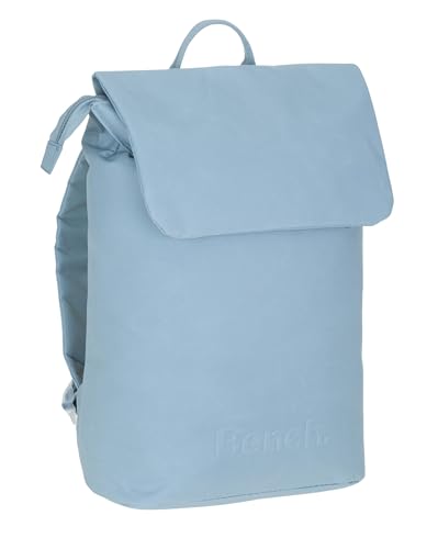 Bench Rucksack Damen Mädchen Daypack small medium backpack Handtasche Damenrucksack A4 York 64200 + Schlüsseletui (Asphalt Steel Grey 2800) von Bench