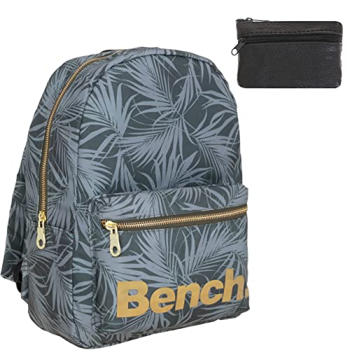 Bench Rucksack Damen klein small Daypack Handtasche Damenrucksack Freizeitrucksack Mädchen backpack 64158 +e (Palm Green Oliv 2634) von Bench