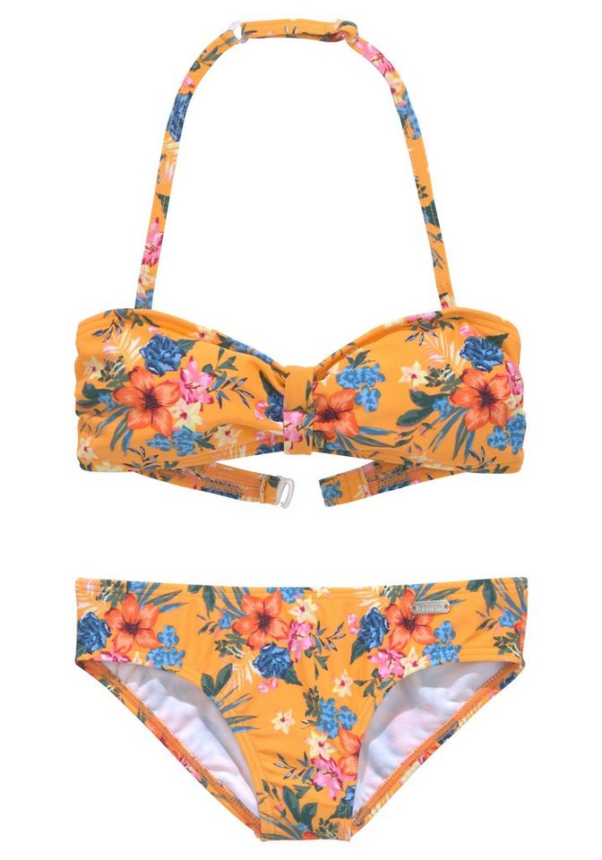 Bench. Bandeau-Bikini Maui Kids mit trendigem Druck von Bench.