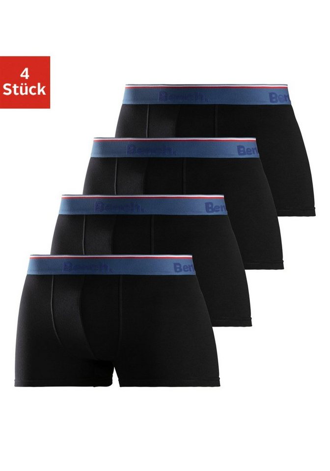 Bench. Boxer Boxershorts für Herren (Packung, 4-St) aus Baumwoll-Mix von Bench.