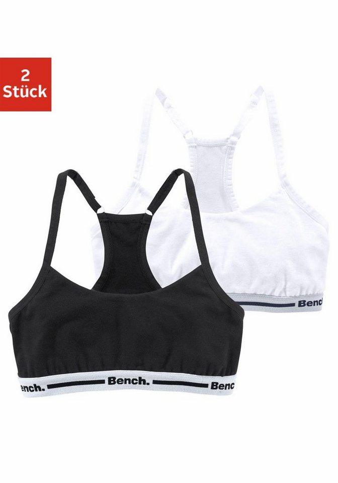 Bench. Bustier (Packung, 2-tlg) Mädchen - verstellbarer Ringerrücken von Bench.