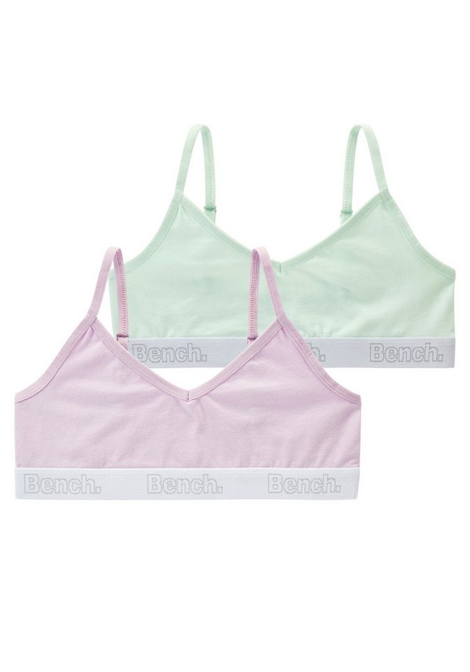 Bench. Bustier (Packung, 2-tlg) mit weichem Logo-Bündchen von Bench.