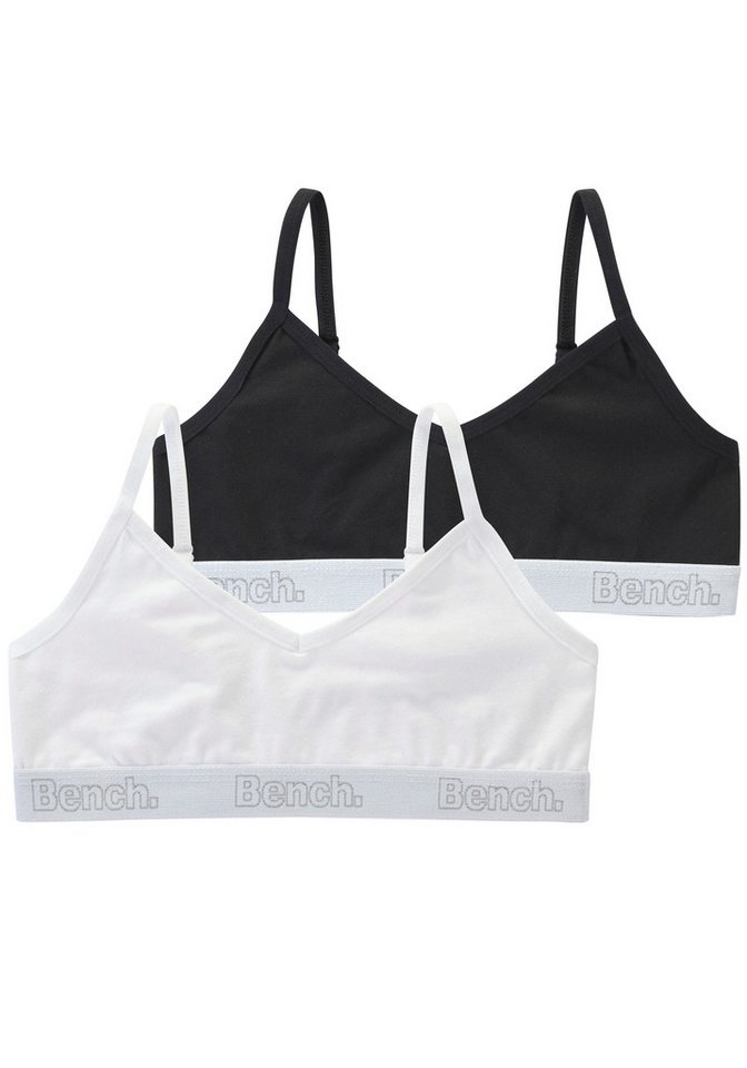 Bench. Bustier (Packung, 2-tlg) mit weichem Logo-Bündchen von Bench.