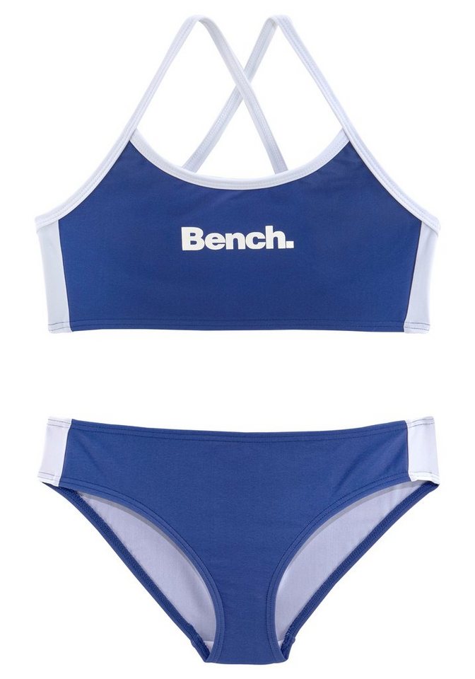 Bench. Bustier-Bikini mit gekreuzten Trägern von Bench.