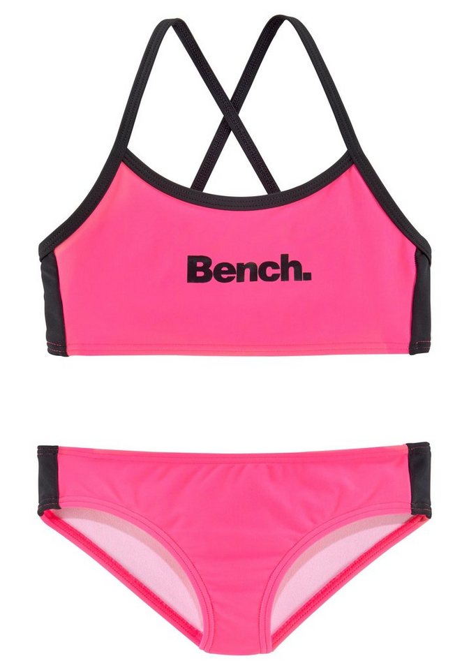 Bench. Bustier-Bikini mit gekreuzten Trägern von Bench.