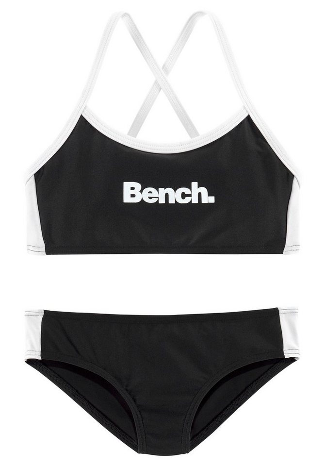 Bench. Bustier-Bikini mit gekreuzten Trägern von Bench.
