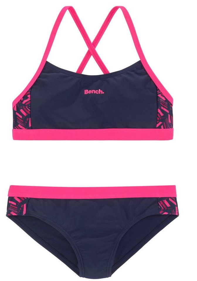 Bench. Bustier-Bikini mit geometrische bedruckten Einsätzen von Bench.