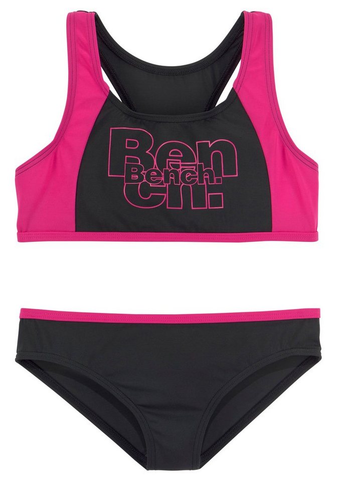 Bench. Bustier-Bikini mit kontrastfarbigen Einsätzen von Bench.