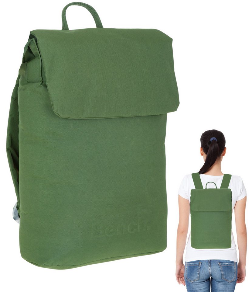 Bench. Cityrucksack Rucksack Bench Loft York klein Damenrucksack Tasche, DIN A4 Medium Damen Handtasche mit Geheimfach 64200 + Schlüsselbörse von Bench.