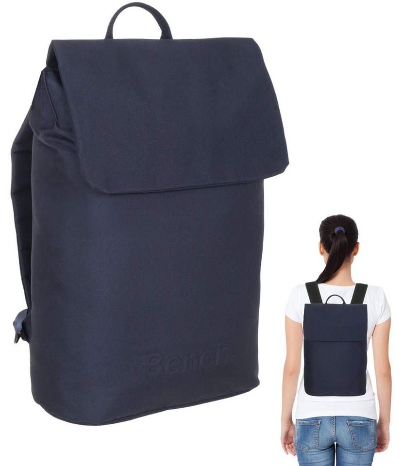 Bench. Cityrucksack Rucksack Bench Loft York klein Damenrucksack Tasche, DIN A4 Medium Damen Handtasche mit Geheimfach 64200 + Schlüsselbörse von Bench.