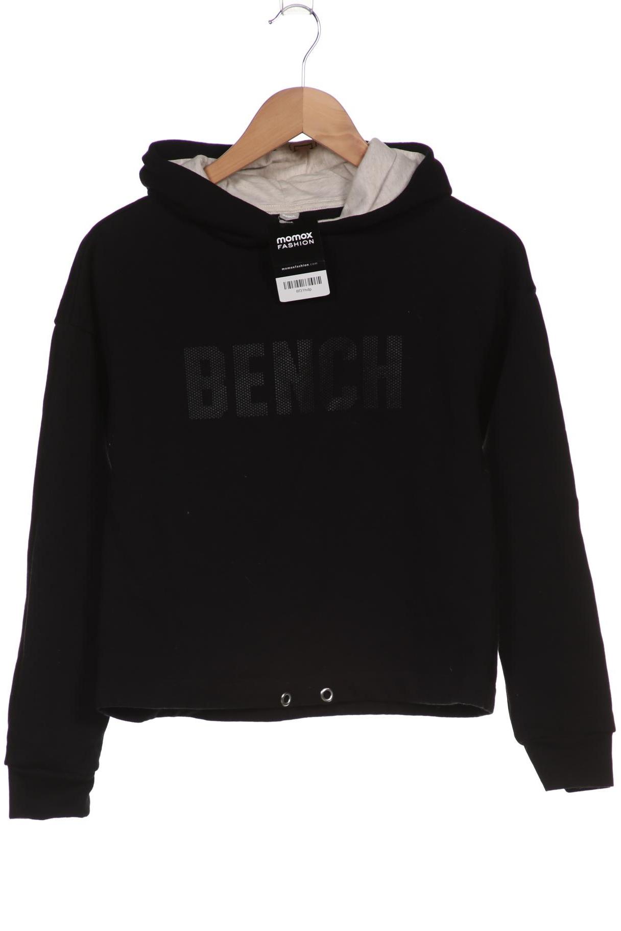 Bench. Damen Kapuzenpullover, schwarz, Gr. 32 von Bench.