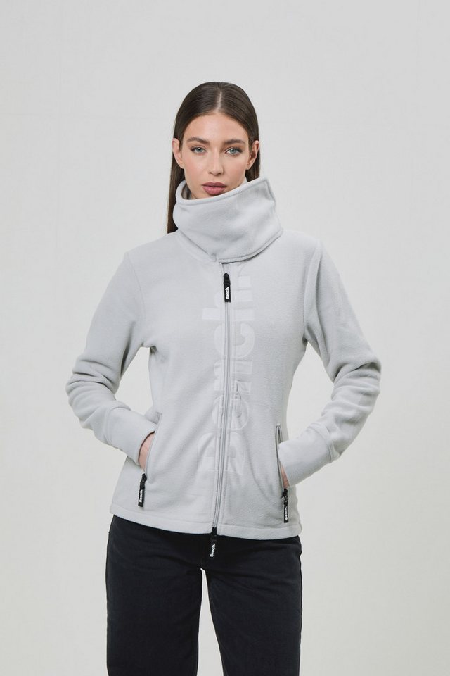 Bench. Fleecejacke FINISH mit Logodruck von Bench.