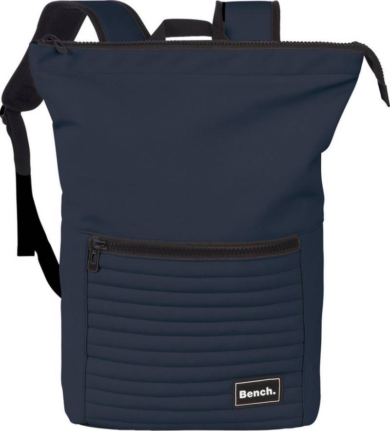 Bench. Freizeitrucksack Bench Rucksack marineblau Rucksack klein, Damen, Jugend Freizeitrucksack PU Kunststoff, marineblau ca. 45cm hoch von Bench.