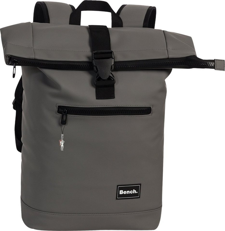 Bench. Freizeitrucksack Bench Freizeit-Rucksack 38x56x13 (Freizeitrucksack, Freizeitrucksack), Businessrucksack, Freizeitrucksack aus PU, Kunststoff in grau Größe ca von Bench.