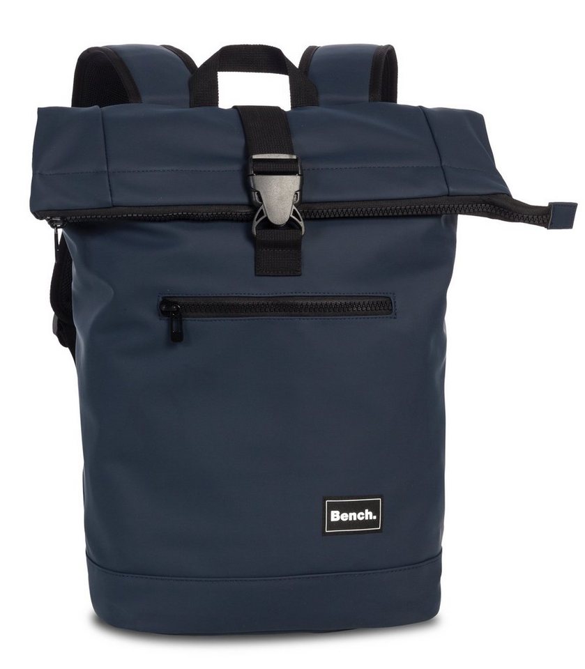 Bench. Freizeitrucksack Rucksack Roll-Top HYDRO Marineblau (1 Stück), Freizeitrucksack, Schulrucksack, Daypack von Bench.