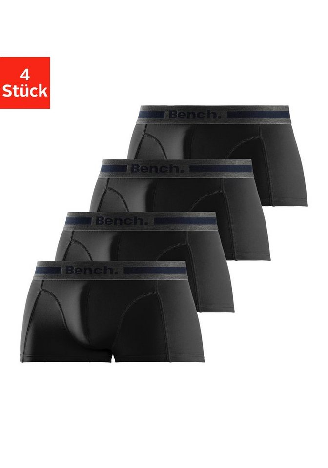 Bench. Funktionsboxer Boxershorts für Herren (Packung, 4-St) Unterhosen aus Microfaser von Bench.