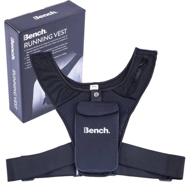 Bench. Funktionsweste Bench Running Weste mit Tasche BS3413 verstellbarer Bund, zum einstellen der perfekten Passform von Bench.
