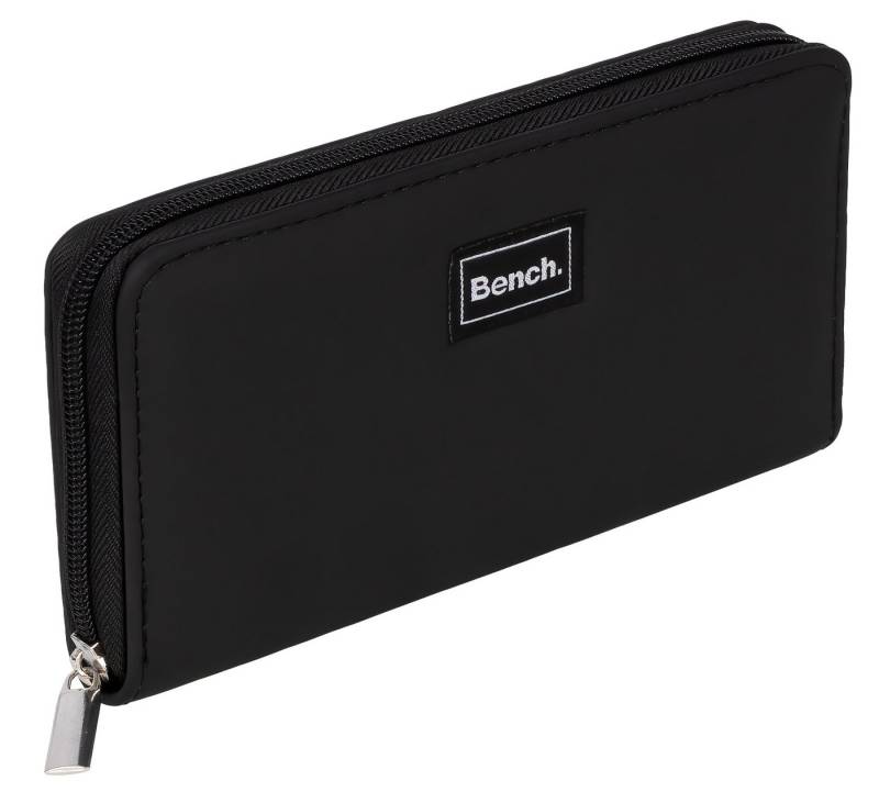 Bench. Geldbörse Bench Große XXL Damen Geldbörse Portemonnaie Reißverschluss Schwarz, Damen Geldbörse mit Reißverschluss Portemonnaie Geldbeutel von Bench.