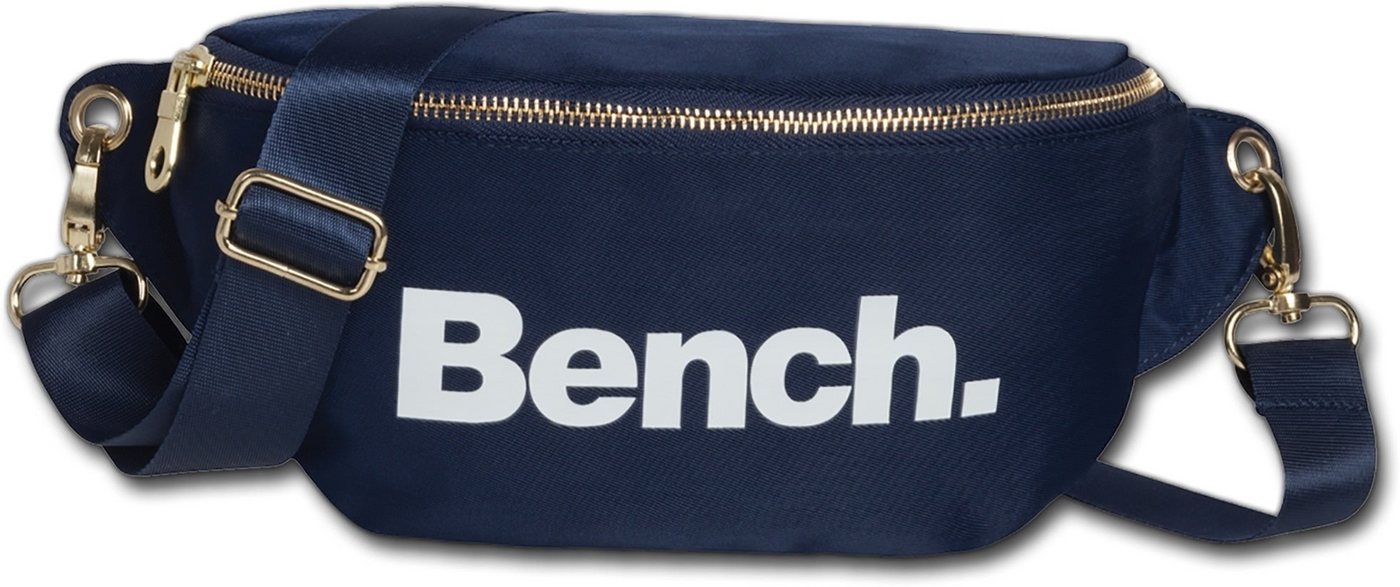 Bench. Gürteltasche Bench Damen Jugend Gürteltasche Nylon (Gürteltasche, Gürteltasche), unisex Tasche Nylon dunkelblau, klein 25x14x8,5cm, uni von Bench.