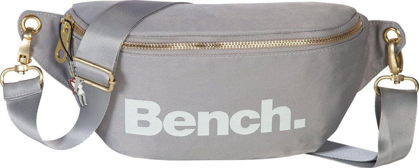 Bench. Gürteltasche Bench stylische Hip Bag Polyester (Gürteltasche), Jugend, Damen Nylon Gürteltasche, grau ca. 25cm von Bench.