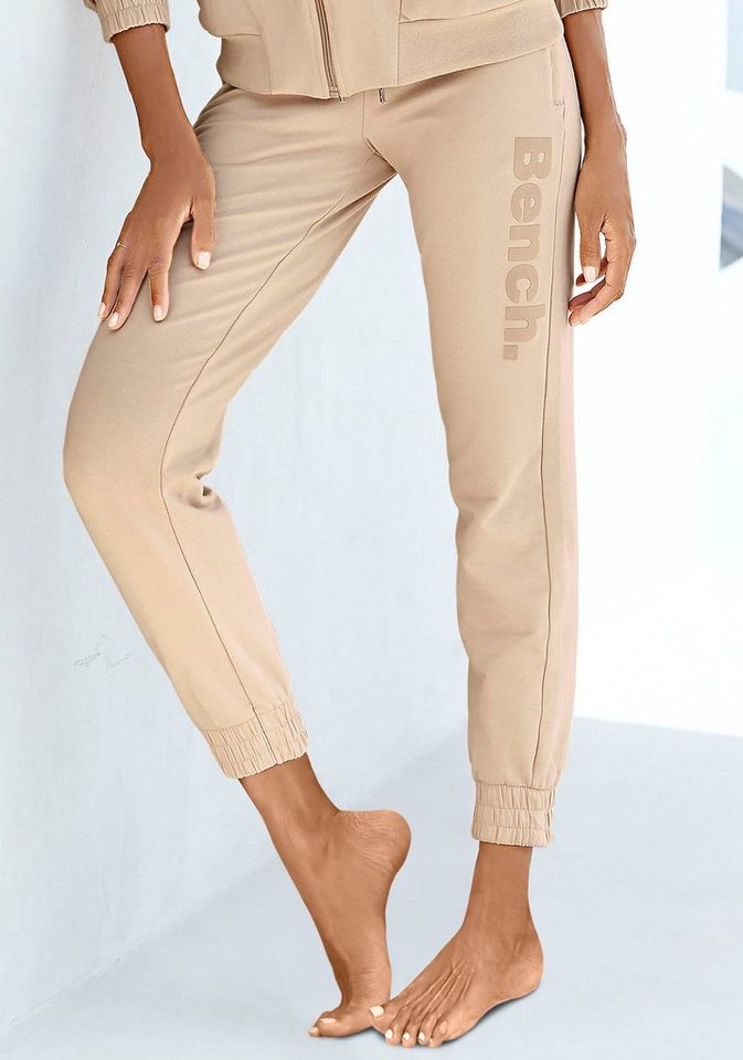 Bench. Loungewear Homewearhose mit Reißverschluss Taschen, Loungeanzug von Bench. Loungewear